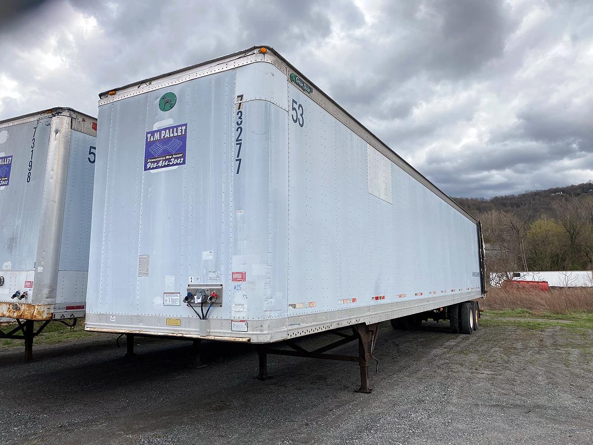 1999  Great Dane 53'-0 Tandem Axle Dry Van Trailer, (Unit # 73277)