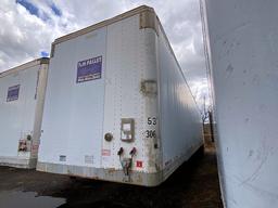 2000  Fruehauf  53'-0 Tandem Axle Dry Van Trailer, (Unit # 306)