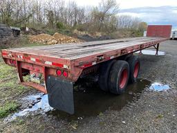 1974 Gindy  48'-0 Tandem Axle Flatbed Trailer,