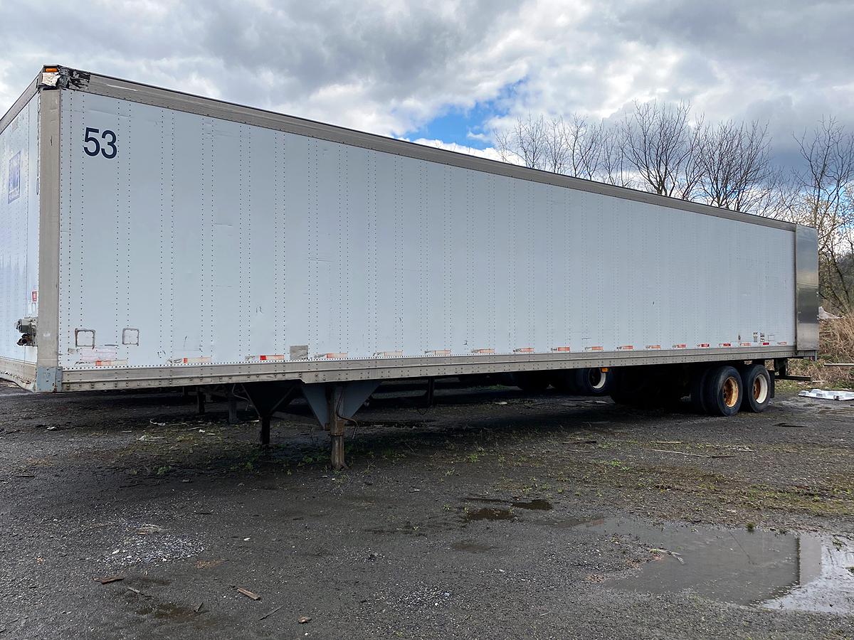 1999 Vanco Model 2WIL2A530S 53'-0 Tandem Axle Dry Van   Trailer, (Unit # 83100)