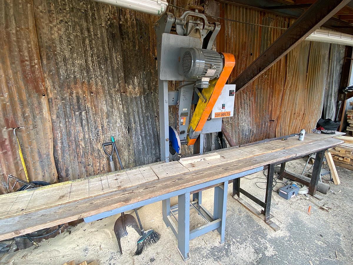 H & A Saws Model 55 Swing Saw, s/n 8708