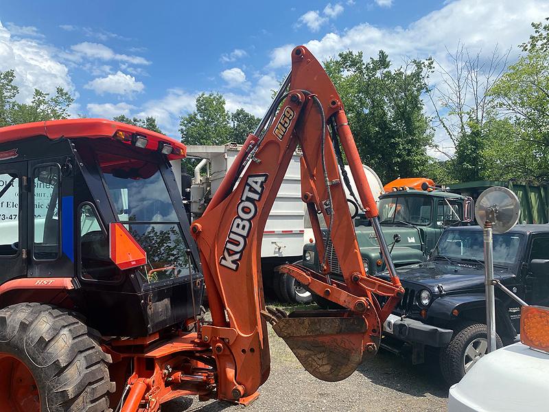 2012 Kubota M59 Loader Backhoe with TL3421 Front Bucket and Pair of Standard Length Forks