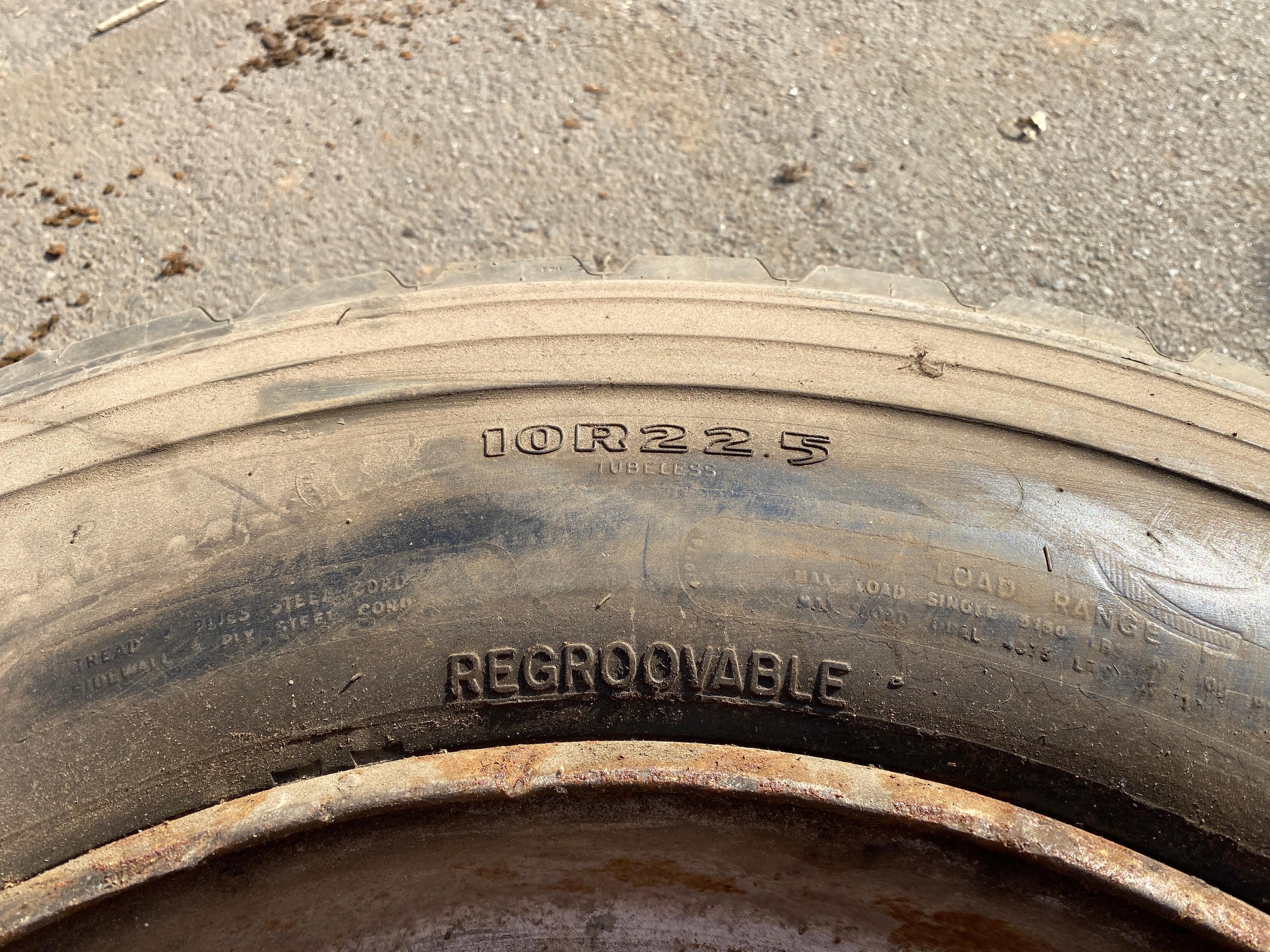 (9) Used Truck Tires