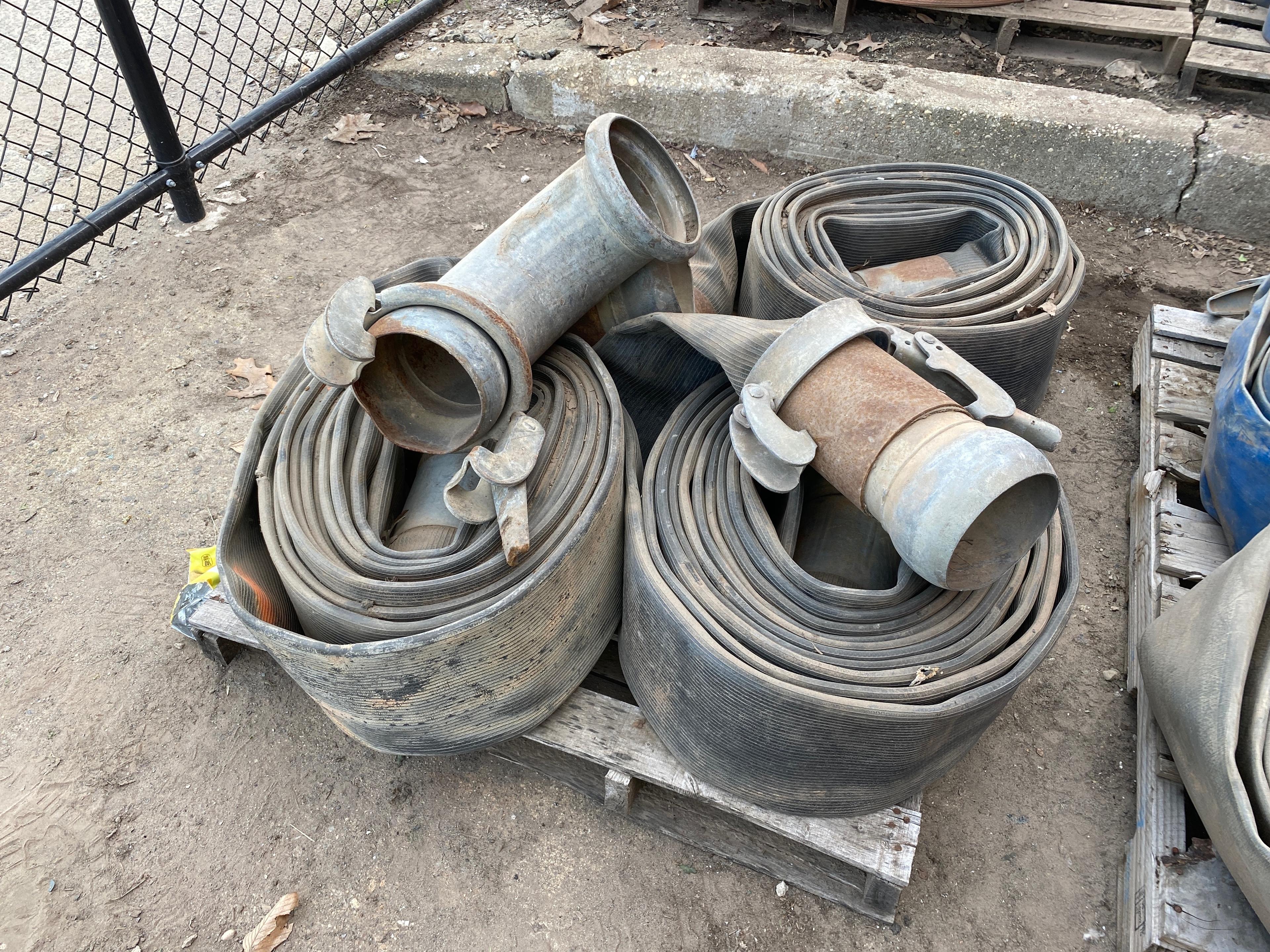 (3) Rolls of 6"Diameter Water Discharge Hose