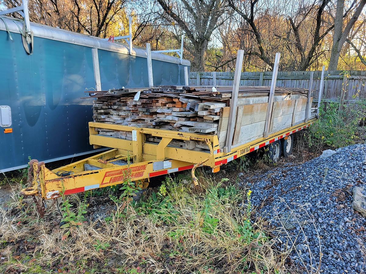 2005 Econoline Model BP0721TE 21' 7-Ton Flatbed Tilt Trailer