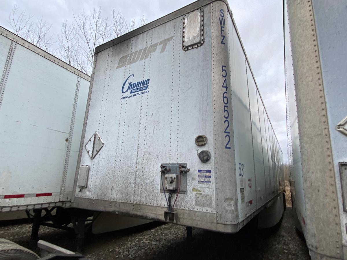 2004 Wabash 53' Tandem Axle, Van Trailer