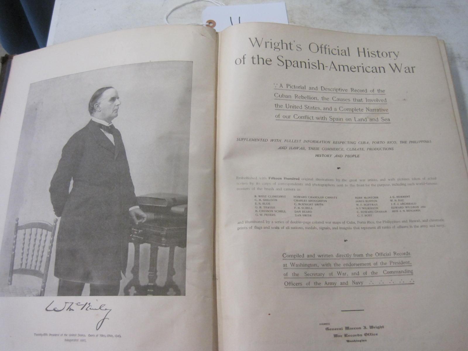 Wright's Official History of the Spanish American War