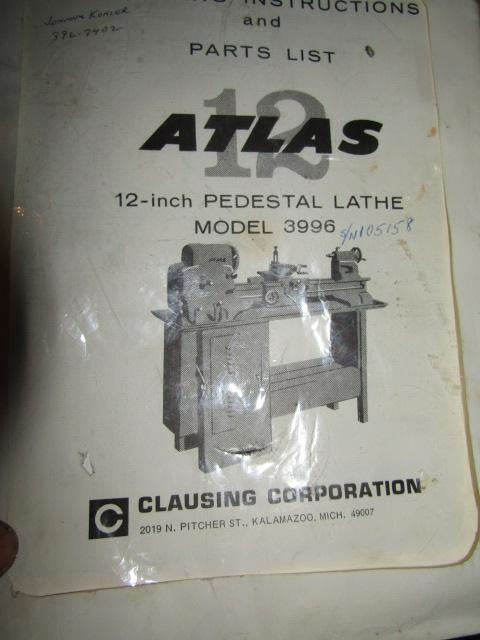 Atlas Pedestal Lathe