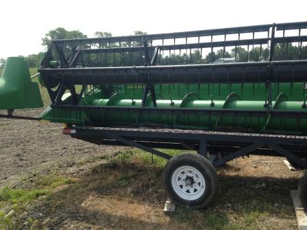 JD635F Flex Head, Full Figure Auger, Ser. #1H00635Feb0741014