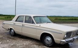 1966 Plymouth Valiant 200, 3 spd., 4 Door, Shows 82418 miles, Vin#VH41B62508259