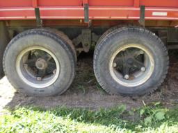 1973 Chev truck, 20' box & hoist