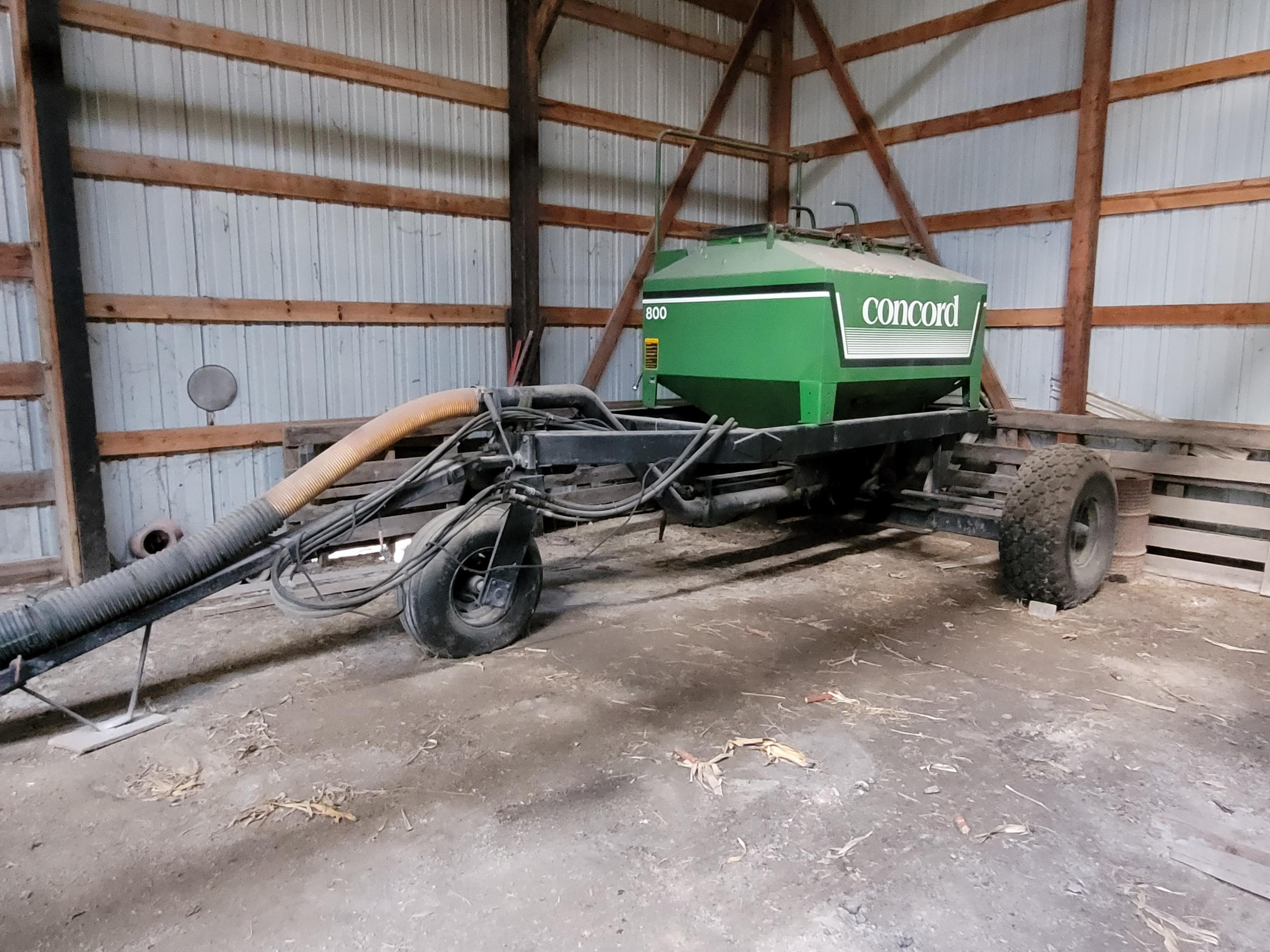 3-wheel Concord air seeder