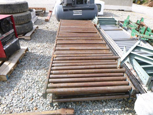 Gravity Roller Conveyor 3sections steel 40inX10ft (QEA 2143)