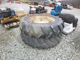 (2) Ford Tractor Tires 13.6x28 (QEA 3597)