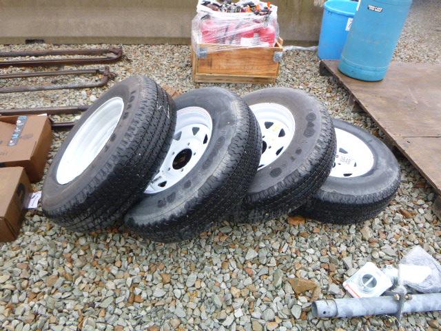 4 Rims & Tires - Unused (QEA 3640)