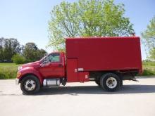 12 Ford F750 Chip Truck^TITLE^ (QEA 8676)