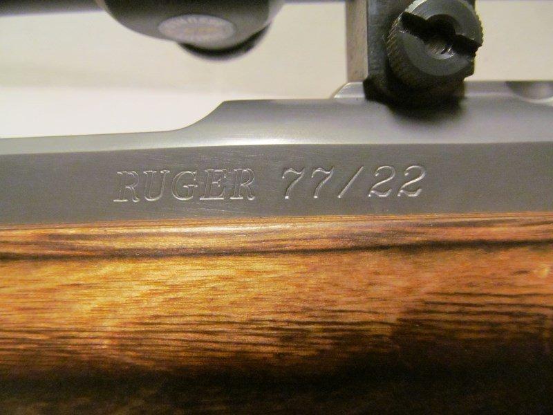 302 ~ RUGER ~ 77-22 ~ 22 CALIBER ~ 703-52596 ~ SCOPE BSA PLATINUM 8-32X44