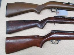 LOT OF 3 LONG GUNS 57A-B-C ~ STEVENS SAVAGE ARMS ~ 987 ~ 22 ~ E474325 ~ SPRINGFIELD / SAVAGE ~ 187H