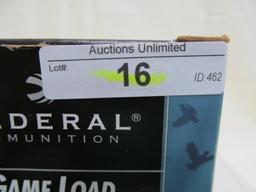 112 SHELLS FEDERAL 20 GAUGE (4 BOXES OF 25, 1 BOX OF 12)