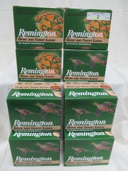 LOT OF 8 BOXES REMINGTON 20 GAUGE PLASTIC SHOT SHELLS (160 SHELLS)