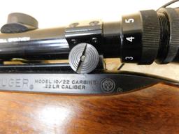 RUGER MODEL 10/22 CARBINE .22 LR SEMI-AUTOMATIC RIFLE W/BUSHNELL SPORTVIEW SCOPE
