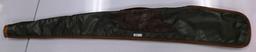 TOOLED LEATHER GUN CASE 52" LONG (note: 1 tooth mIssIng)