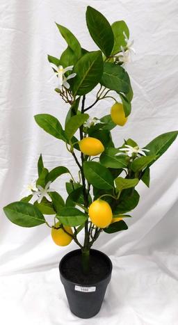 FAUX LEMON BUSH 26" TALL