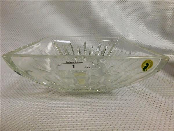 NEW IN BOX WATERFORD CRYSTAL LISMORE 9" SQUARE BOWL