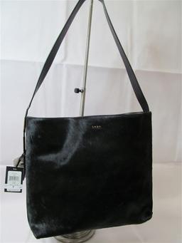 NEW WITH TAGS DNKY LEATHER COW HYDE(FUR) TOTE BAG ($598 retail)