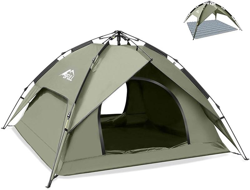 Instant Pop Up Camping Tents for 2-3 Person Family Dome Waterproof Sun Shelters Backpacking Tents Qu