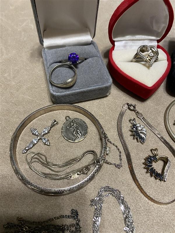 LOT OF STERLING JEWELRY ~ BIG LOT ~ REALLY NICE