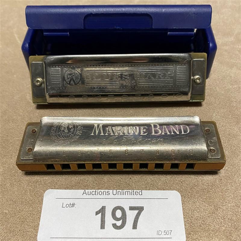 LOT OF 2 HARMONICA'S