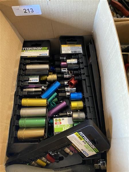 BOX OF SOCKETS