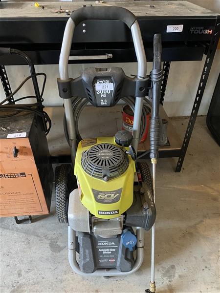 RYOBI POWER WASHER HONDA MOTOR