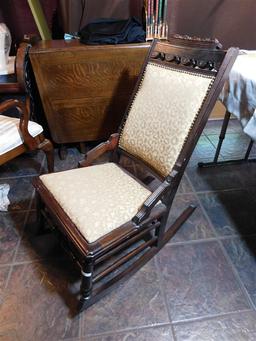 ANTIQUE EAST LAKE ROCKING CHAIR