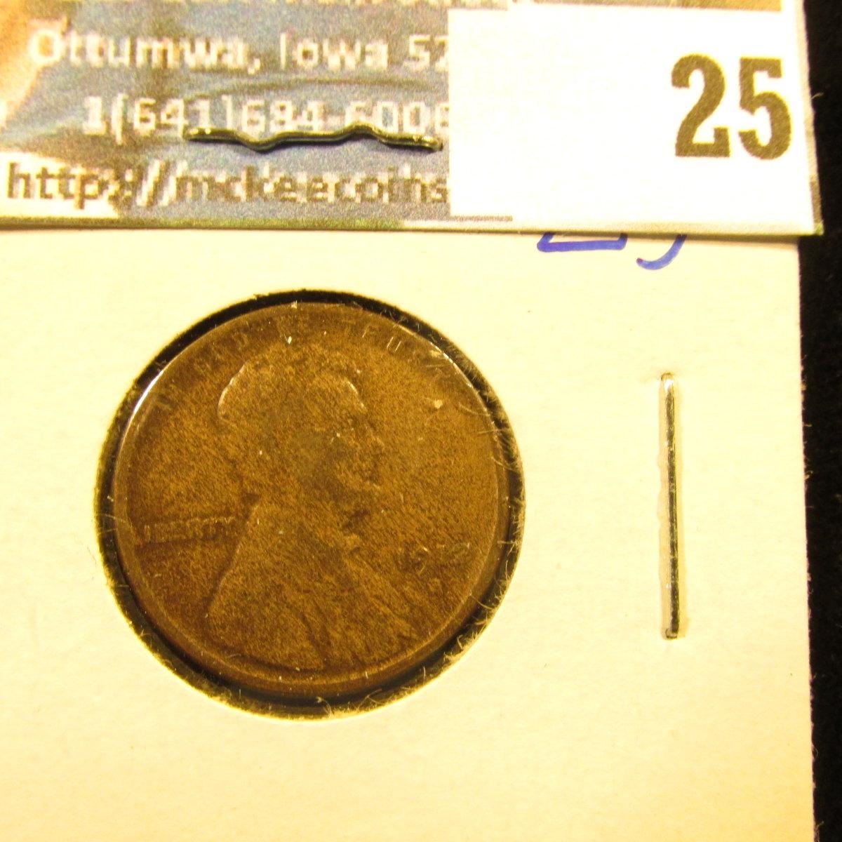 1912-S SEMI KEY DATE WHEAT PENNY