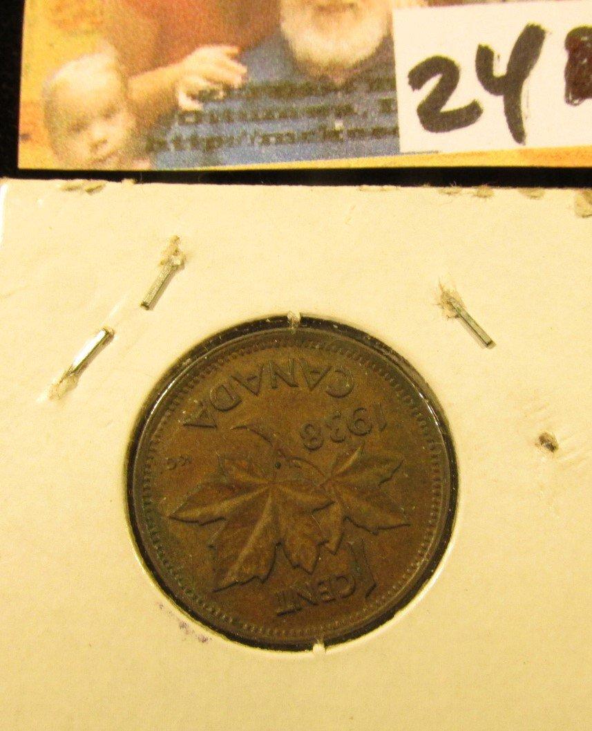 1938 Small Canada Cent. AU.