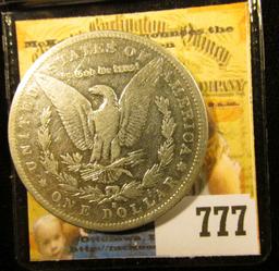 1894 S U.S. Morgan Silver Dollar, Fine.