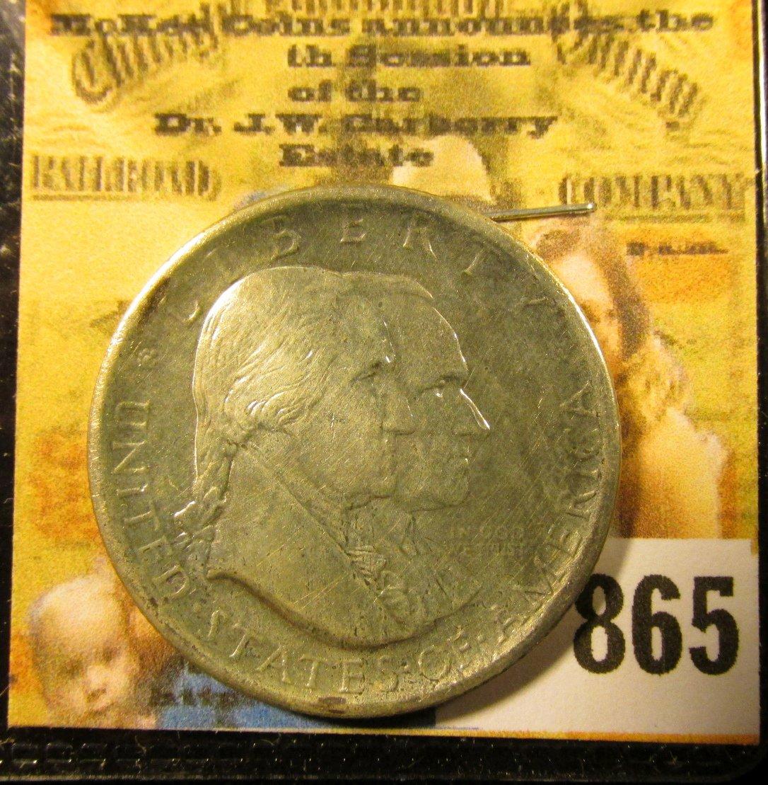 1776-1926 Sesquicentennial Commemorative Half Dollar. AU.