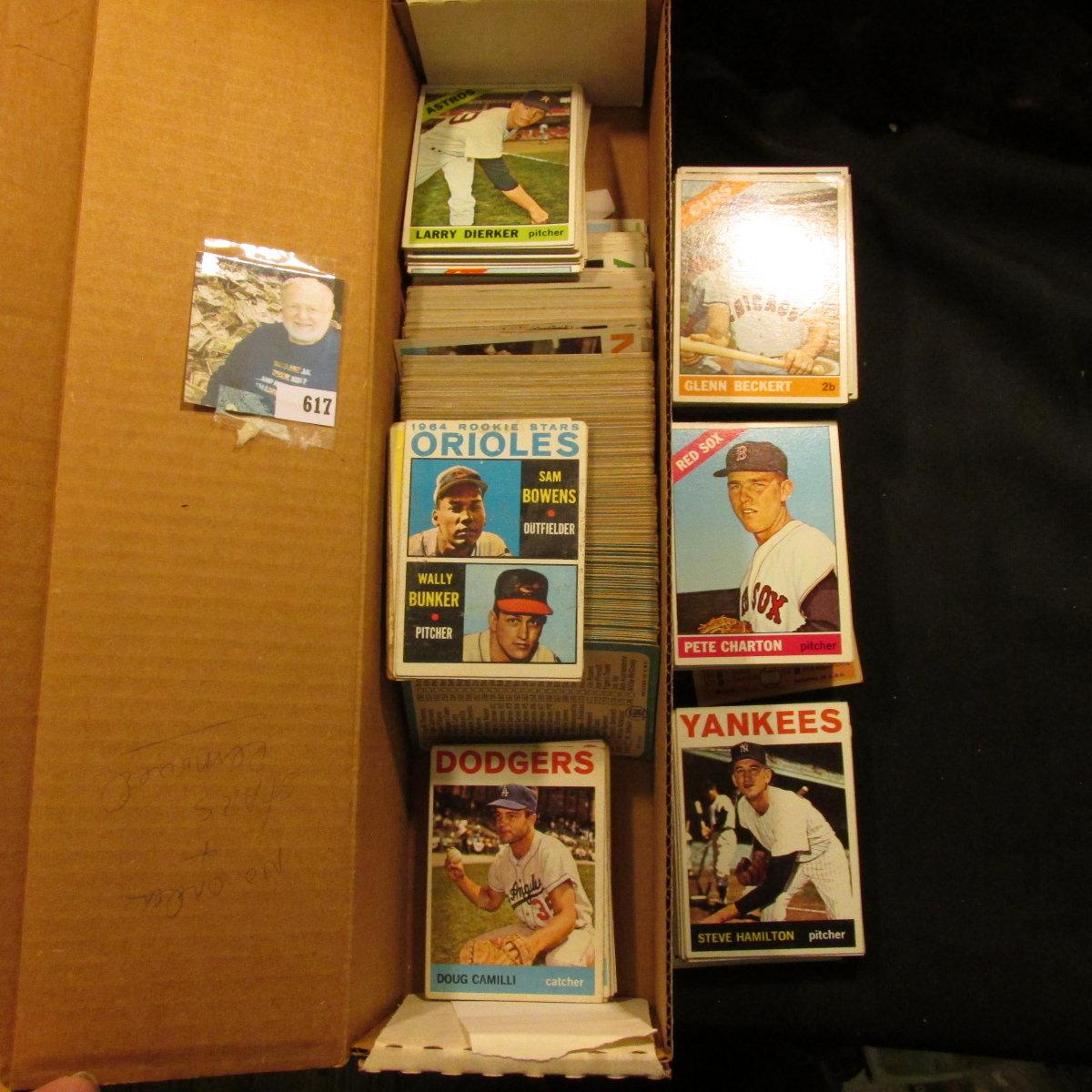 14" Card Stock Box over half full of 1959-69 Topps.