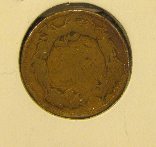 1857 U.S. Flying Eagle Cent.