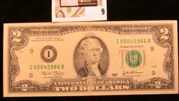 Series 2003 Uncirculated Two Dollar Federal Reserve Note.