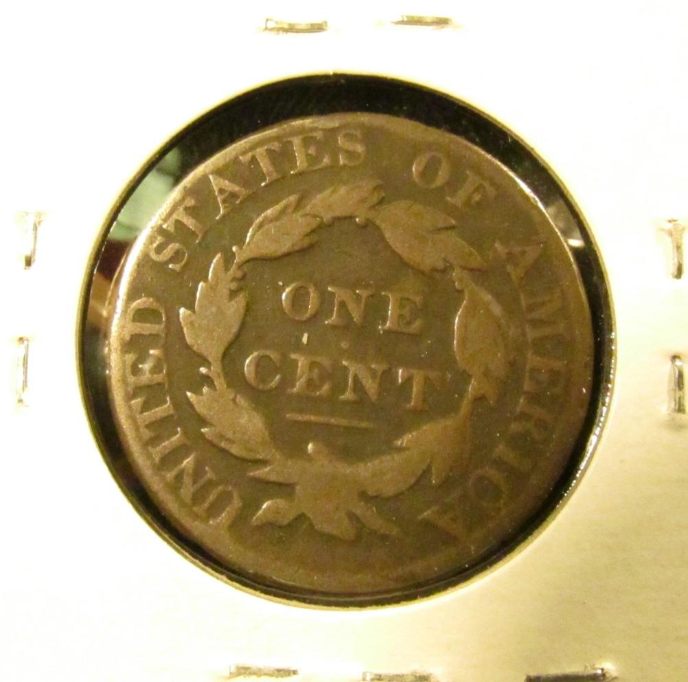 1826 U.S. Large Cent, Good to VG.