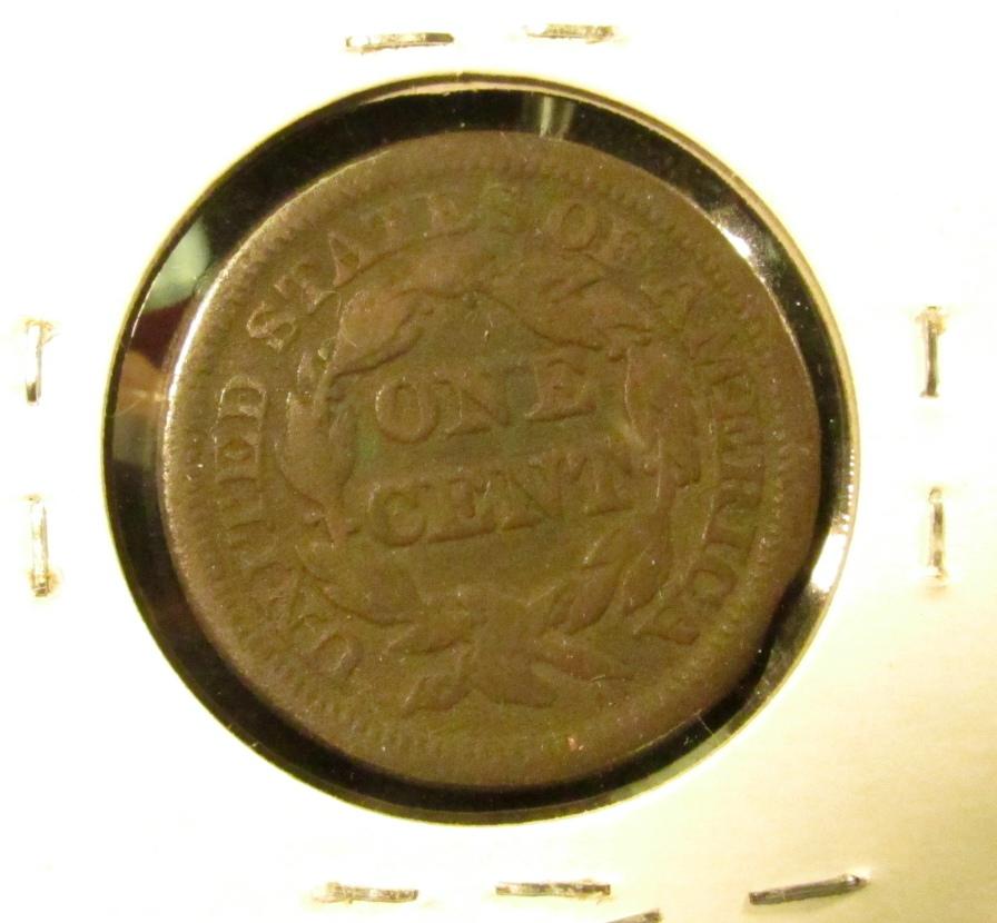 1846 U.S. Large Cent, VG.