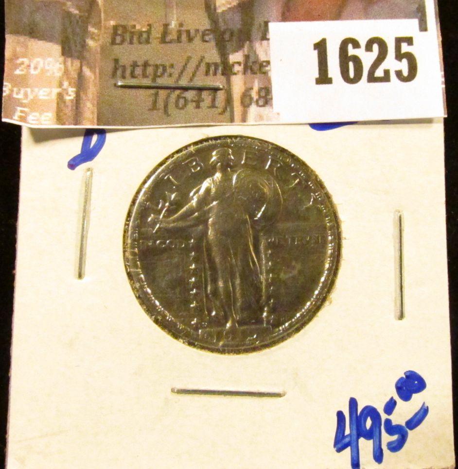 1625 . Key Date 1919-D Standing Liberty Quarter. Lot of shine.