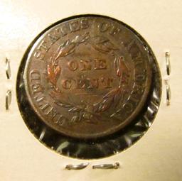 1824 Large Cent, VF.