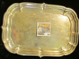 Part of the Estate of the John Morrell Family, of John Morrell Meat's fame. This Serving tray is lig