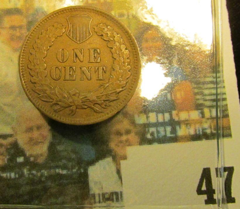 1905 Indian Head Cent, Nice Chocolate Brown AU.