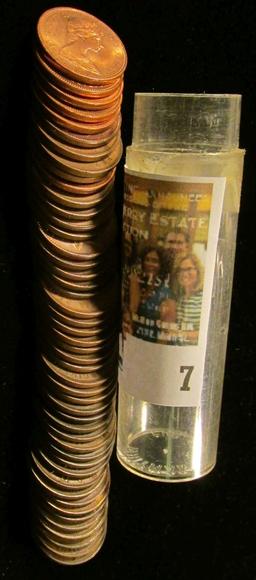 1920-65 Partial Set of Canada Cents in a plastic tube.