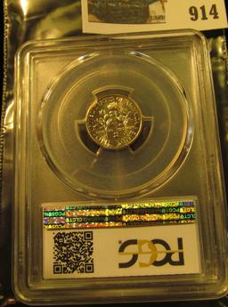 914 _ 2011 P Roosevelt Dime, PCGS slabbed MS67FB.